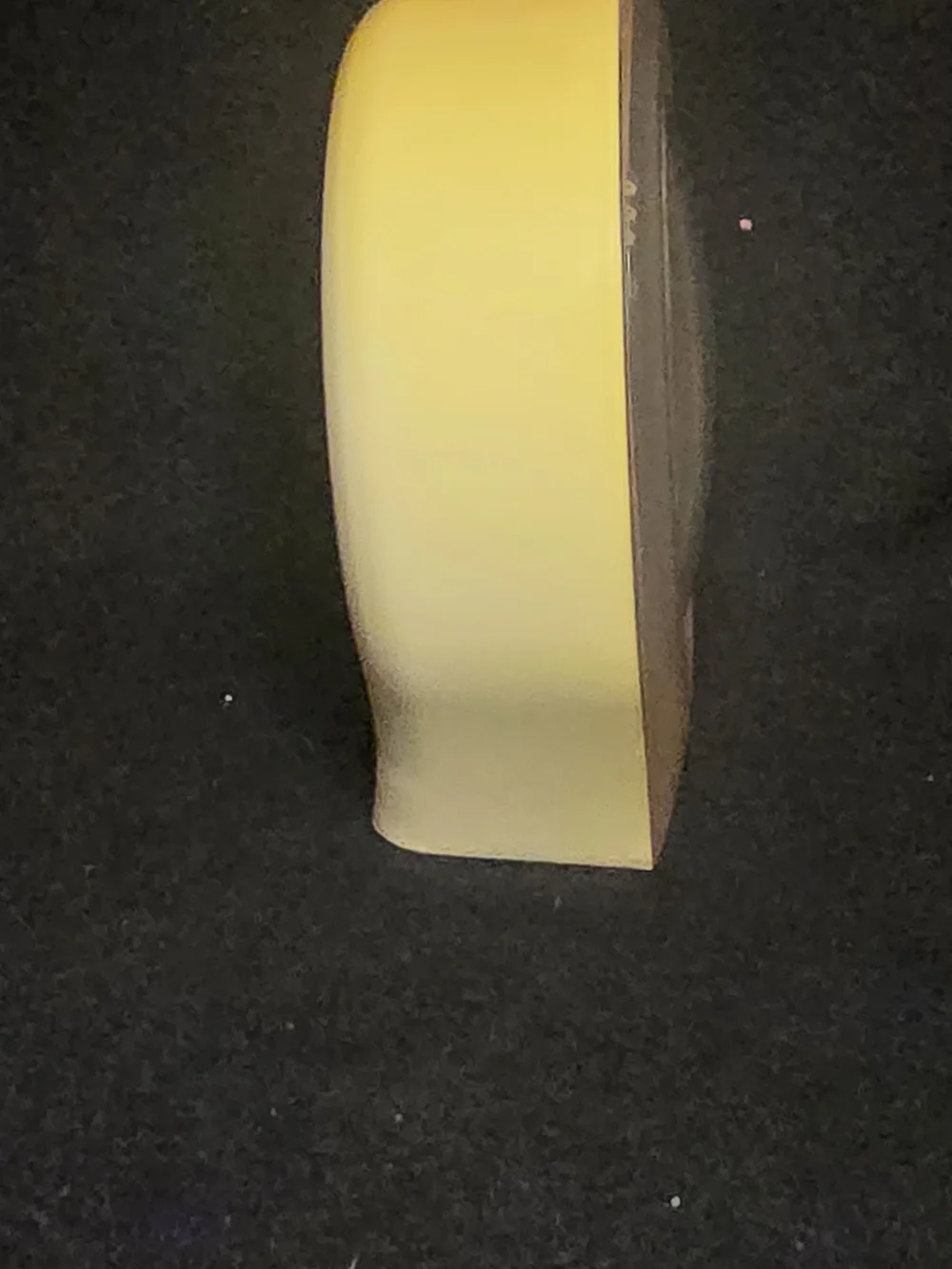 Advance Yellow Clock with Aqua Numerals